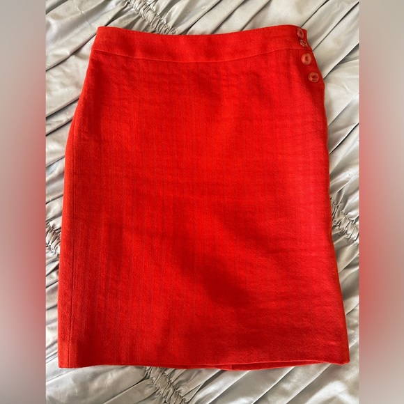 Parameter red pencil skirt size 0 - Picture 4 of 9